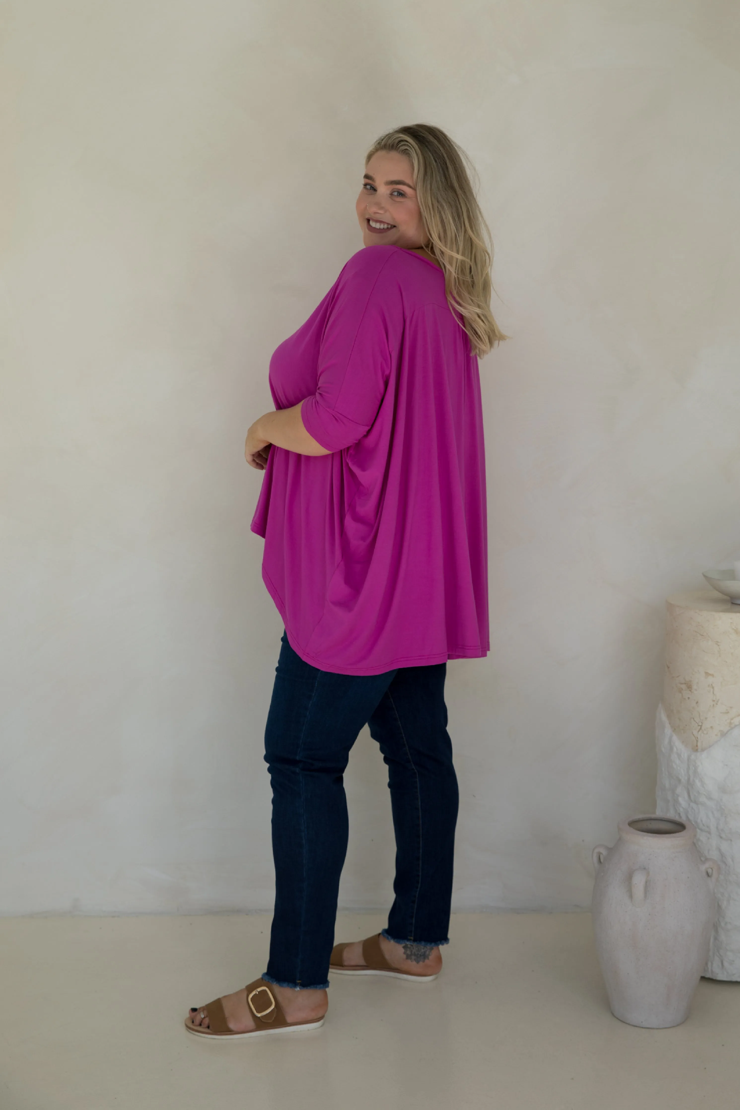Simplicity Top | Plum Pink | FINAL SALE
