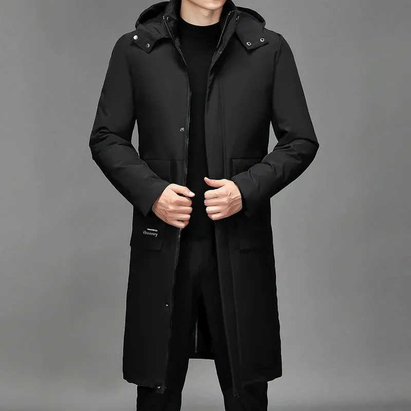 Stormhr - Parka Winterjas Heren – Lang Model met Capuchon en Waterdichte Stof