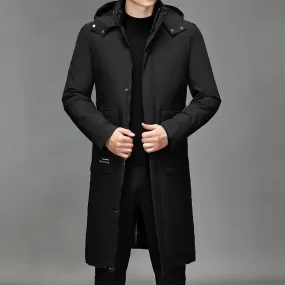 Stormhr - Parka Winterjas Heren – Lang Model met Capuchon en Waterdichte Stof