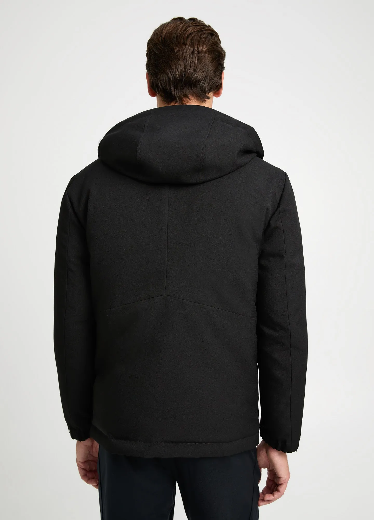 Tech Down Parka Jacket Black