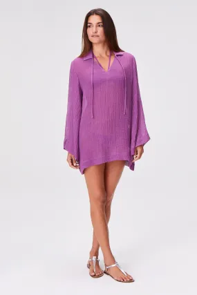 THE TUNIC TOP in RASPBERRY SORRENTO GAUZE