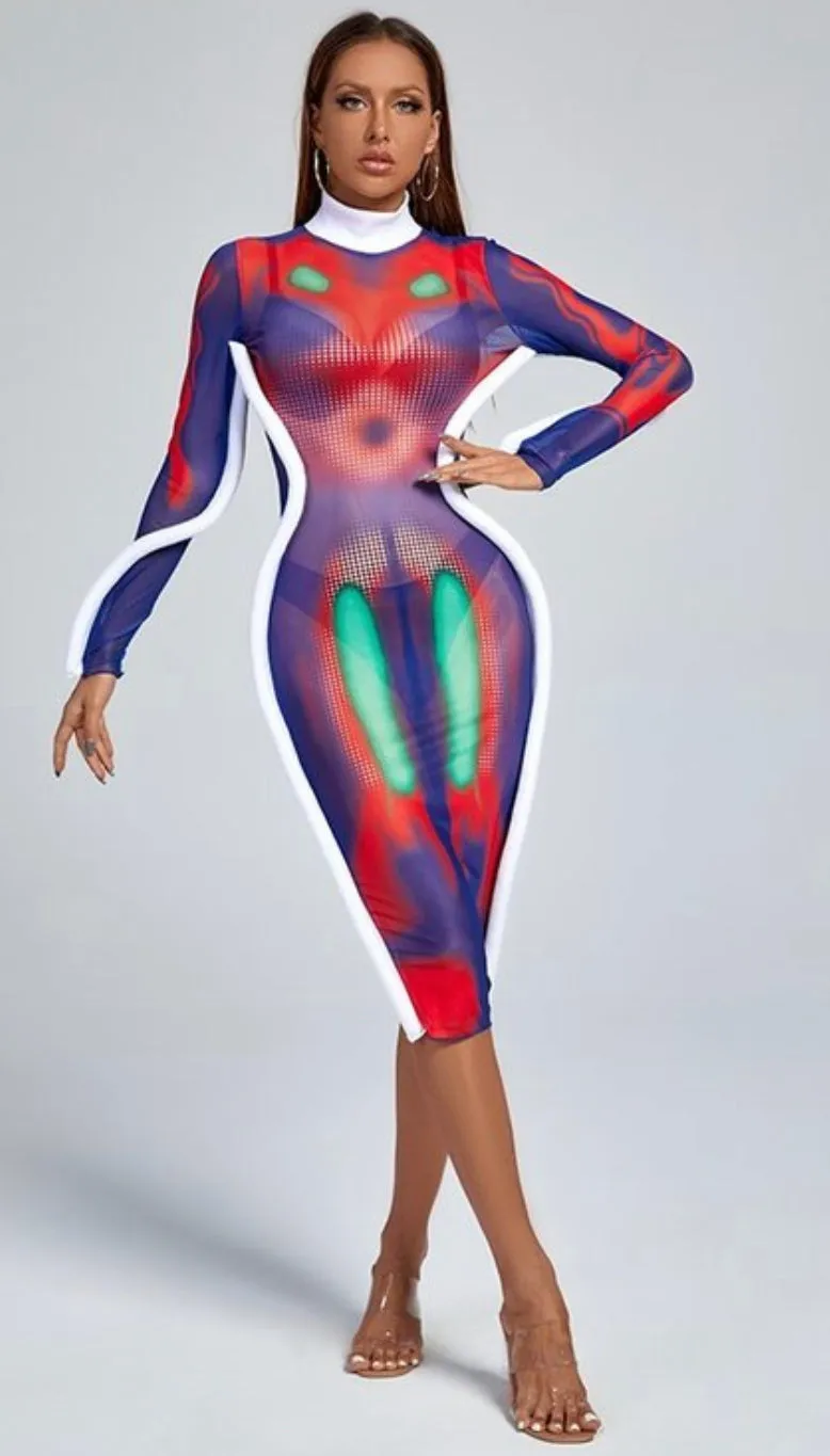 Thermal Imaging Body Dress