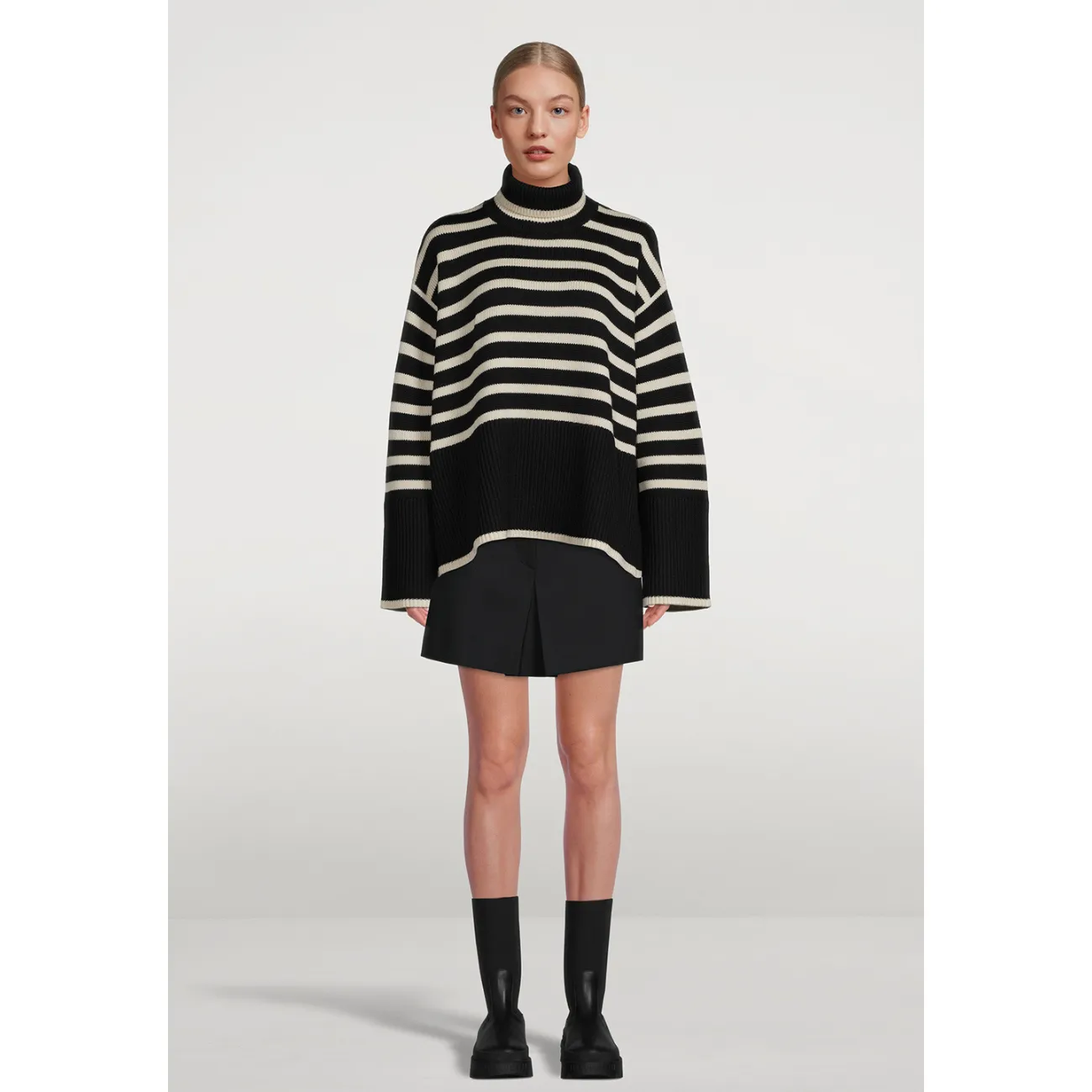 Turtleneck Loose Pullover Oversized Sweater
