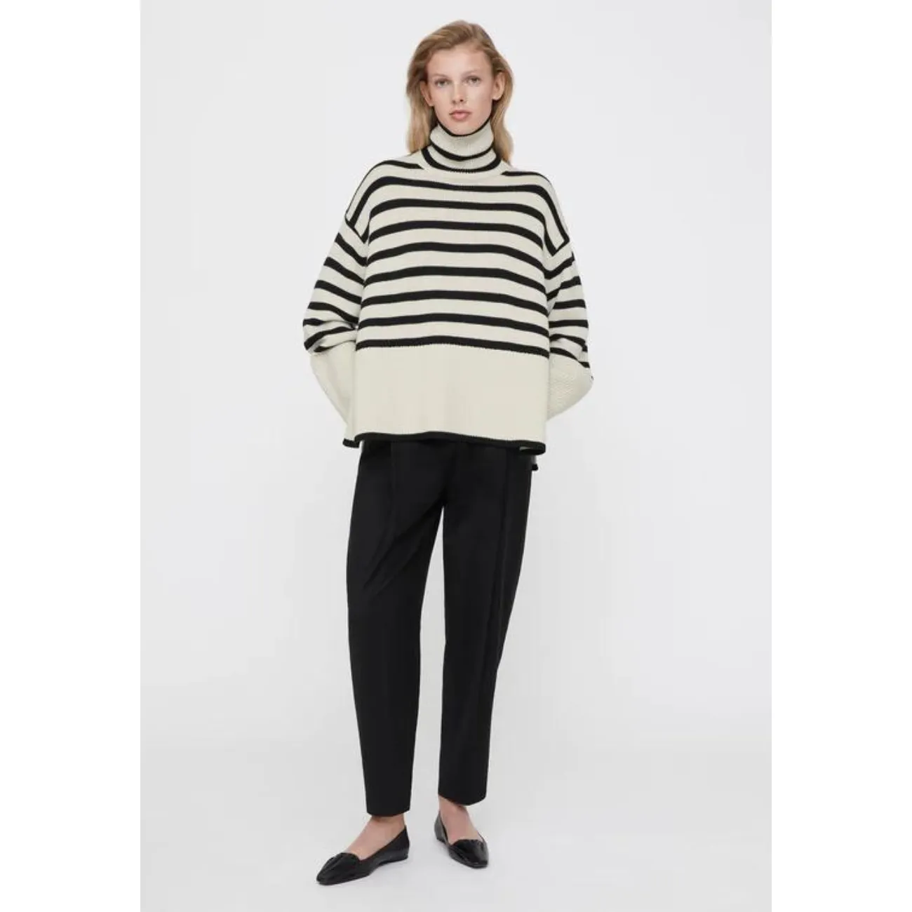 Turtleneck Loose Pullover Oversized Sweater