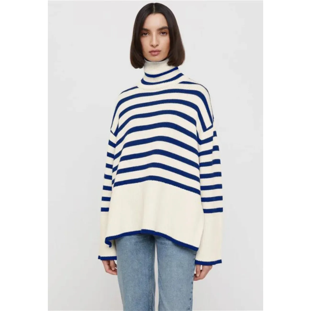 Turtleneck Loose Pullover Oversized Sweater