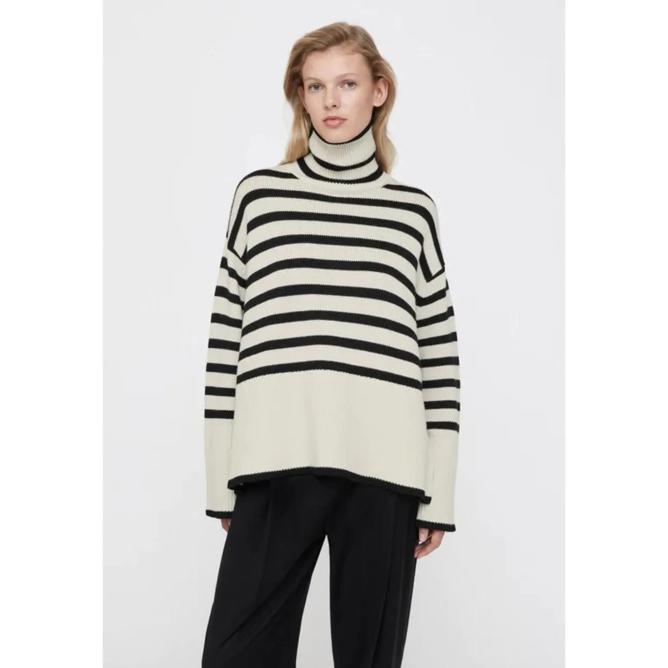 Turtleneck Loose Pullover Oversized Sweater