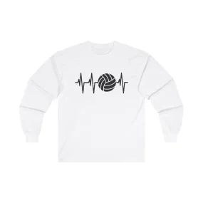 Volleyball Heartbeat Long Sleeve Shirt