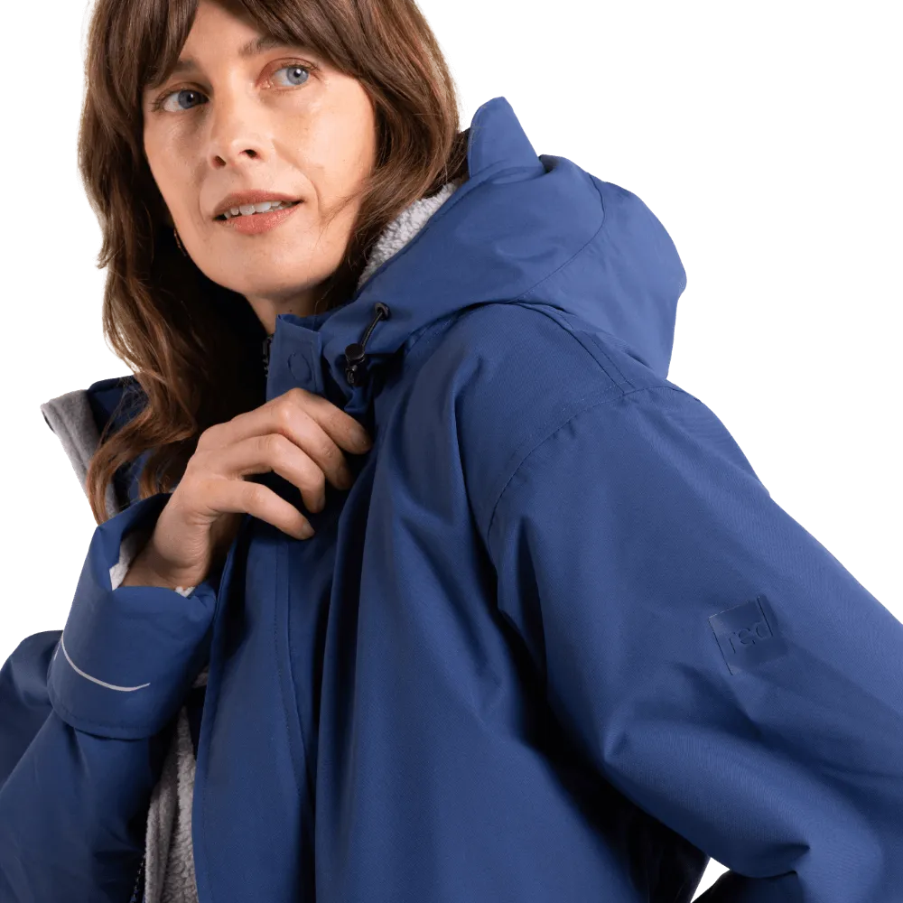 Women's EVO Pro Slimline Waterproof Parka Jacket - Admiral Blue