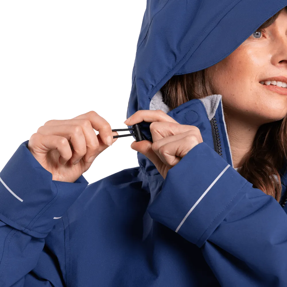 Women's EVO Pro Slimline Waterproof Parka Jacket - Admiral Blue